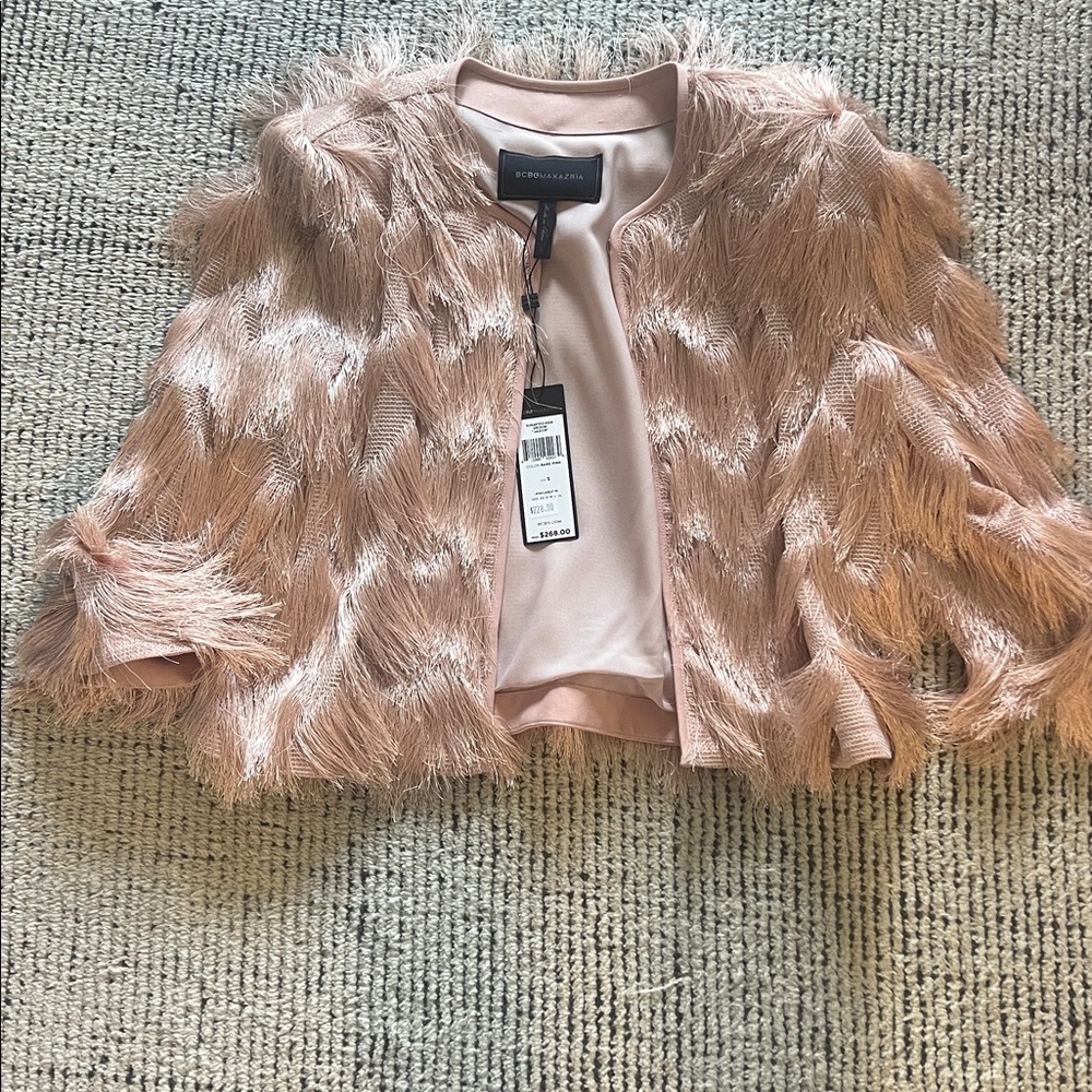 BCBG Maxazria Elegant pink Cape